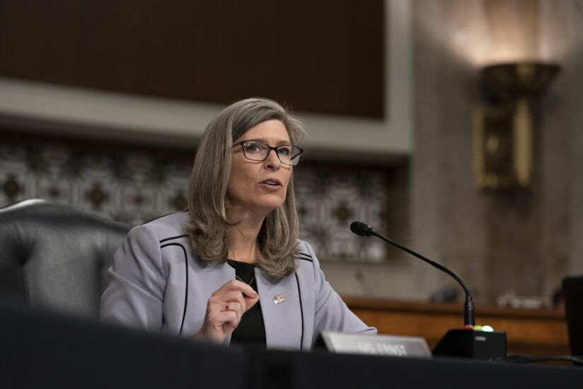 Senator Joni Ernst, a Republican from Iowa