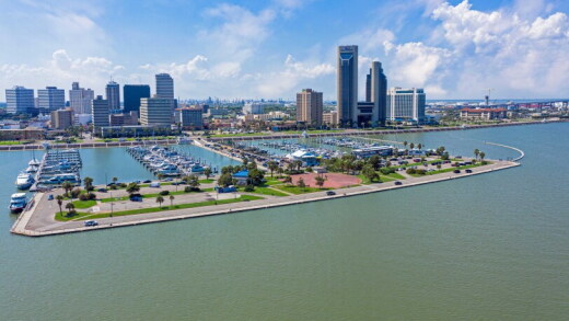 Corpus Christi, Texas, shoreline