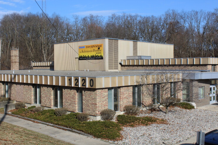 Headquarters of the Kalamazoo Public Schools in Kalamazoo, Michigan.