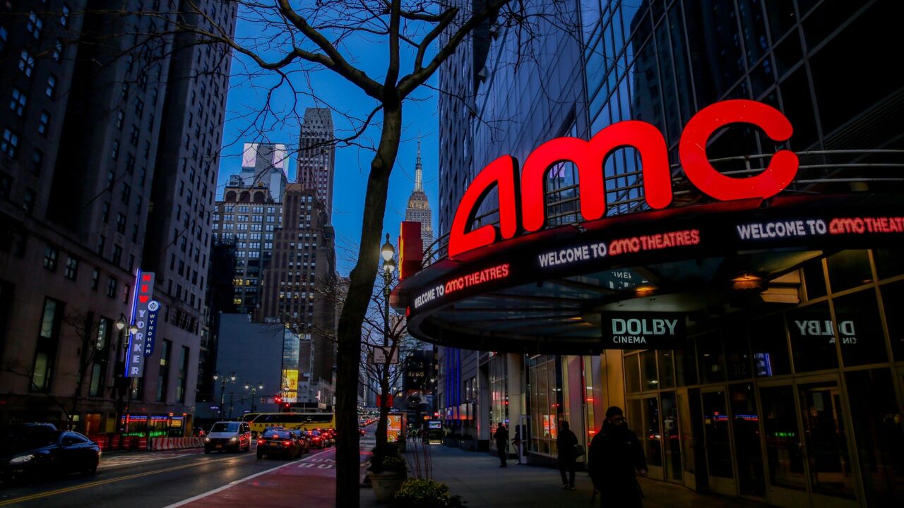 Shares in companies that go viral on social media, like AMC, are known as meme stocks.