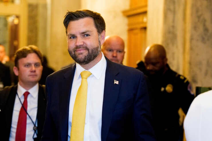 Vice President J.D. Vance at the Capitol in June 2025