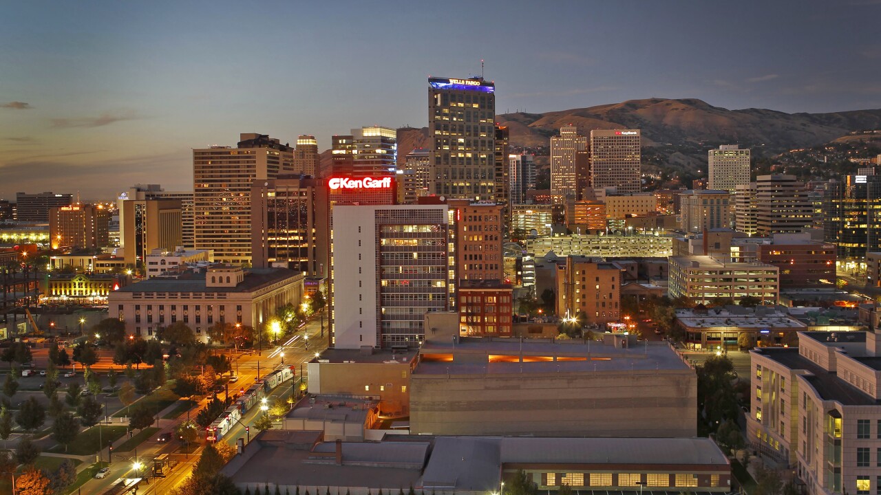 Salt Lake City skyline