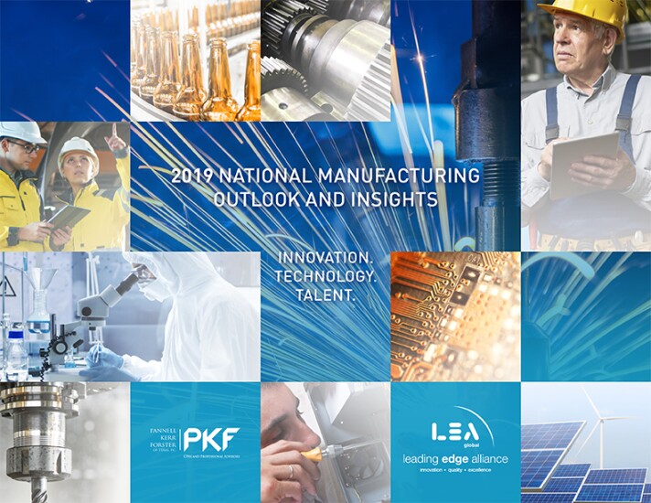 PKF LEA manufacturing survey 2019 cover