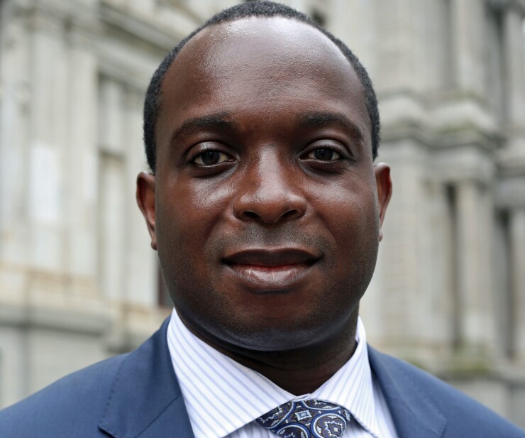 Christian Dunbar was named Philadelphia city treasurer in June 2019.