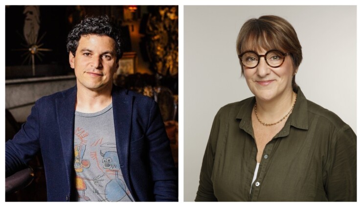 Left: Noah Kerner, CEO of Acorns. Right: Louise Hill, co-founder of GoHenry