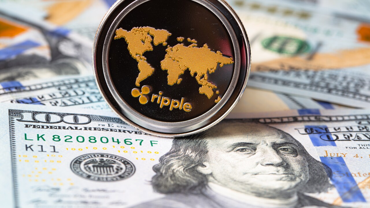 Ripple XRP token and cash