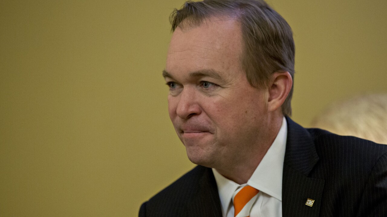 Mick Mulvaney, Republican congressman for South Carolina and nominee for White House Budget Director