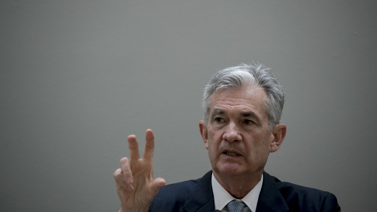 Jerome Powell, chairman of the Federal Reserve.