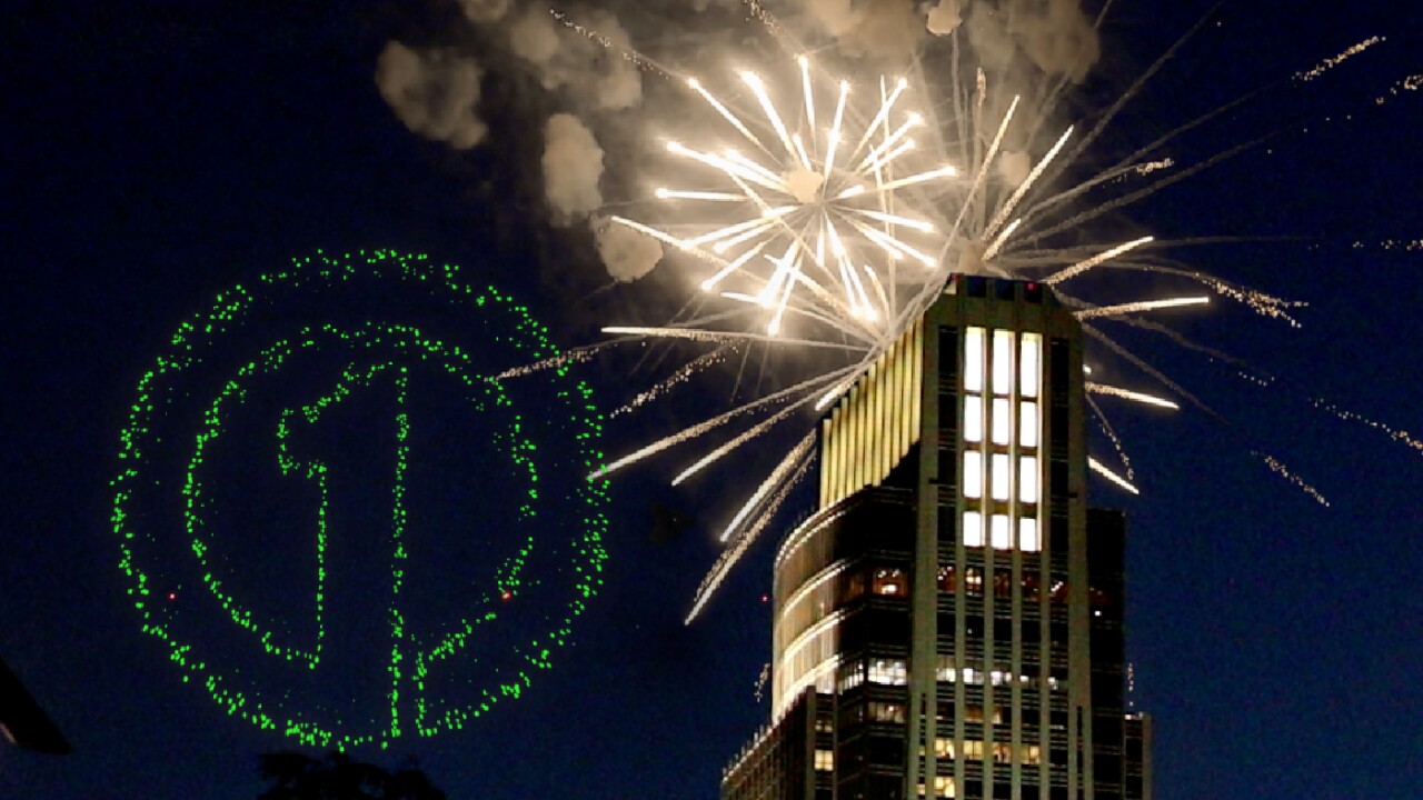 Still image from an FNBO TikTok video about the Fourth of July