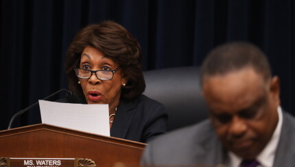 House Financial Services Committee Chairwoman Maxine Waters