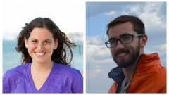 From left to right, Lisa Casner, Montana Gau, founding engineers at Friday Harbor