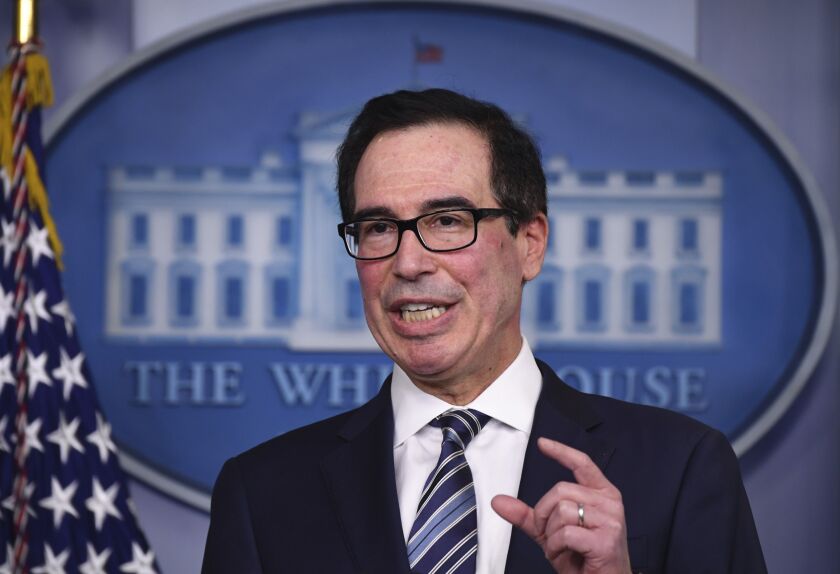 “We’re not looking at a Fed facility for this at this time,” said Treasury Secretary Steven Mnuchin. “The moves that both regulators have just taken are more than sufficient to create liquidity.”