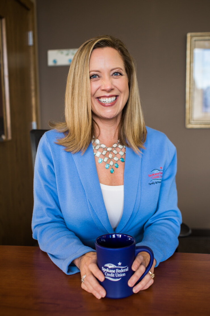 Charlotte Nemec, president and CEO of Spokane Federal Credit Union