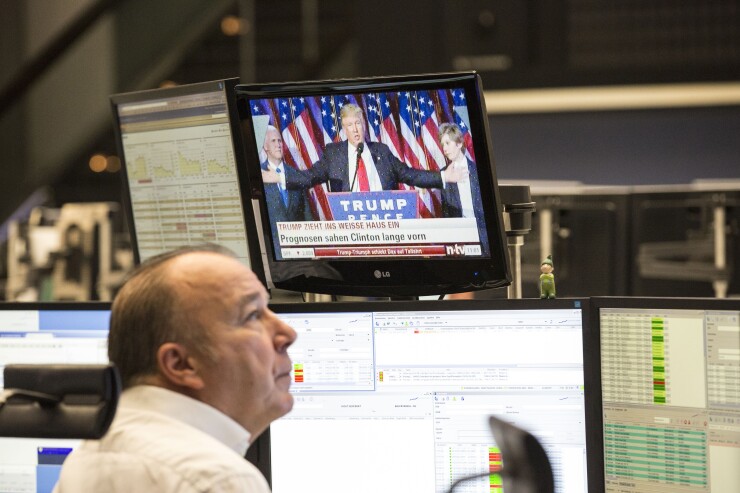 President Trump revived concerns about a global trade war with a threat to impose 20% tariffs on cars imported to the U.S. from the European Union.