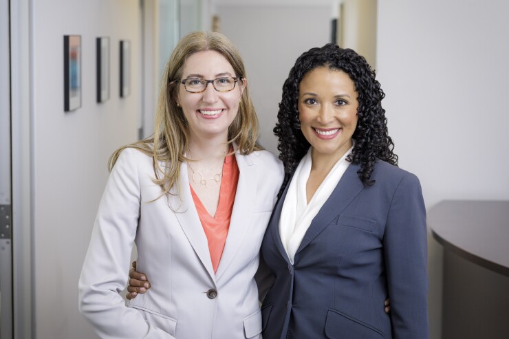 Maya Philipson and Rachel Robasciotti, Abacus Wealth Partners