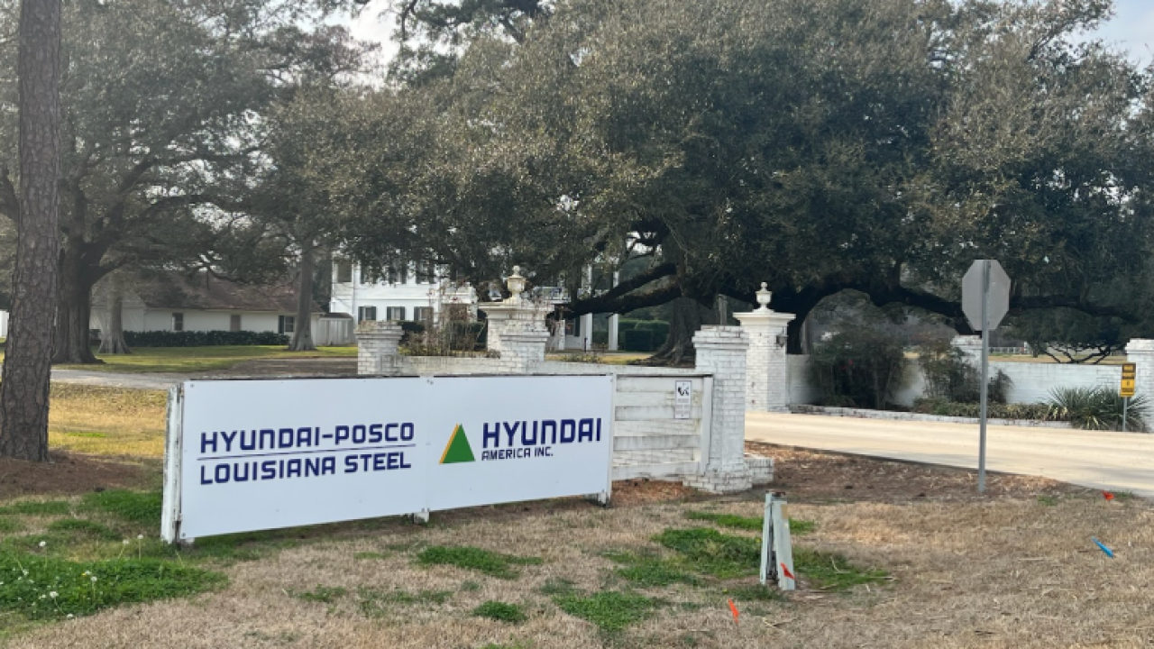 Hyundai Steel buildings at RiverPlex MegaPark in Louisiana
