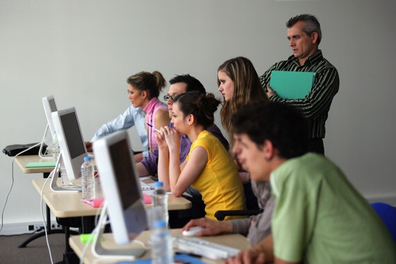 Adult computer class