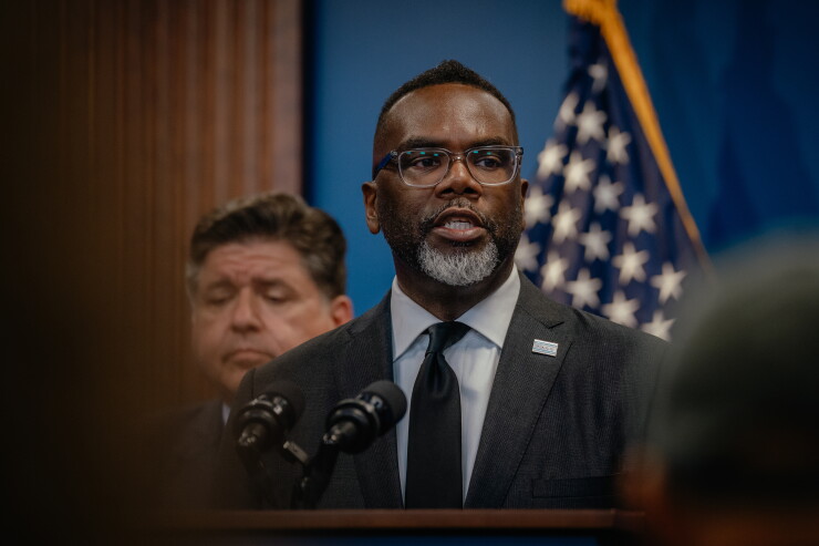 Chicago Mayor Brandon Johnson
