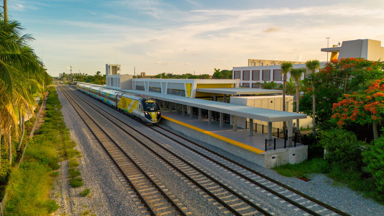Brightline Boca Raton station