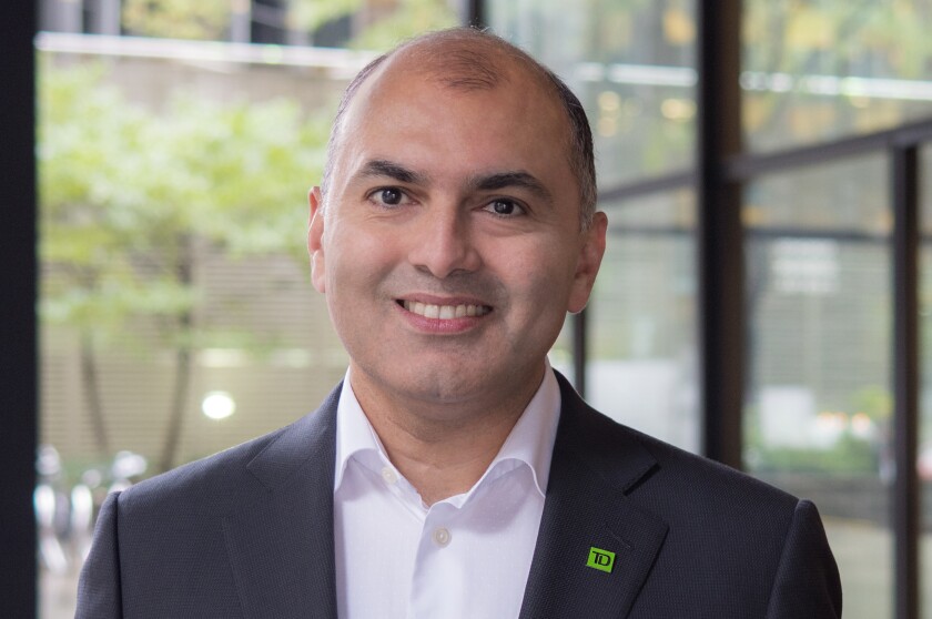 Rizwan Khalfan, chief digital and payments officer, TD Bank Group