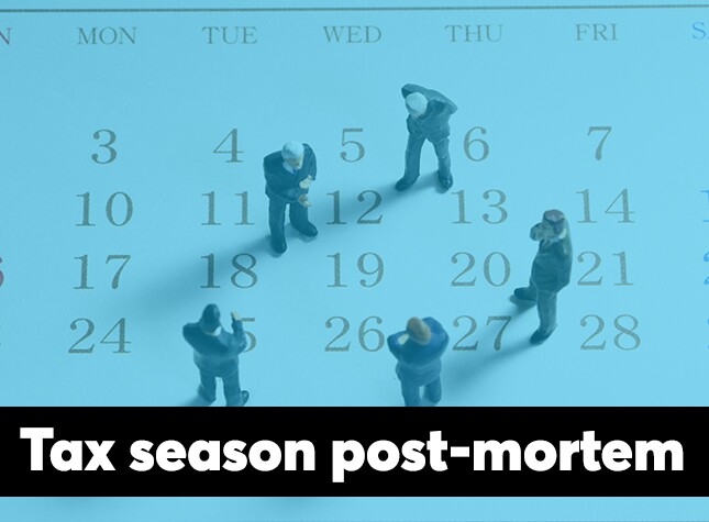 Tax season 2018 post-mortem screen