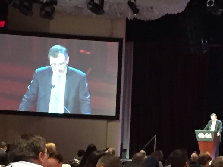 SEC chief accountant Wesley Bricker at Financial Executives International's Current Financial Reporting Issues conference