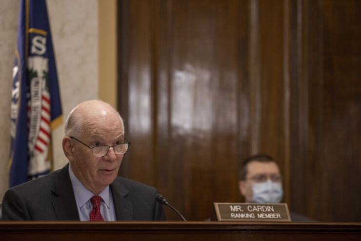 Sen. Ben Cardin, D-Md., sponsored legislation last month intended to direct more PPP loans to farmers, ranchers and self-employed workers, but his proposal lacked additional funding.
