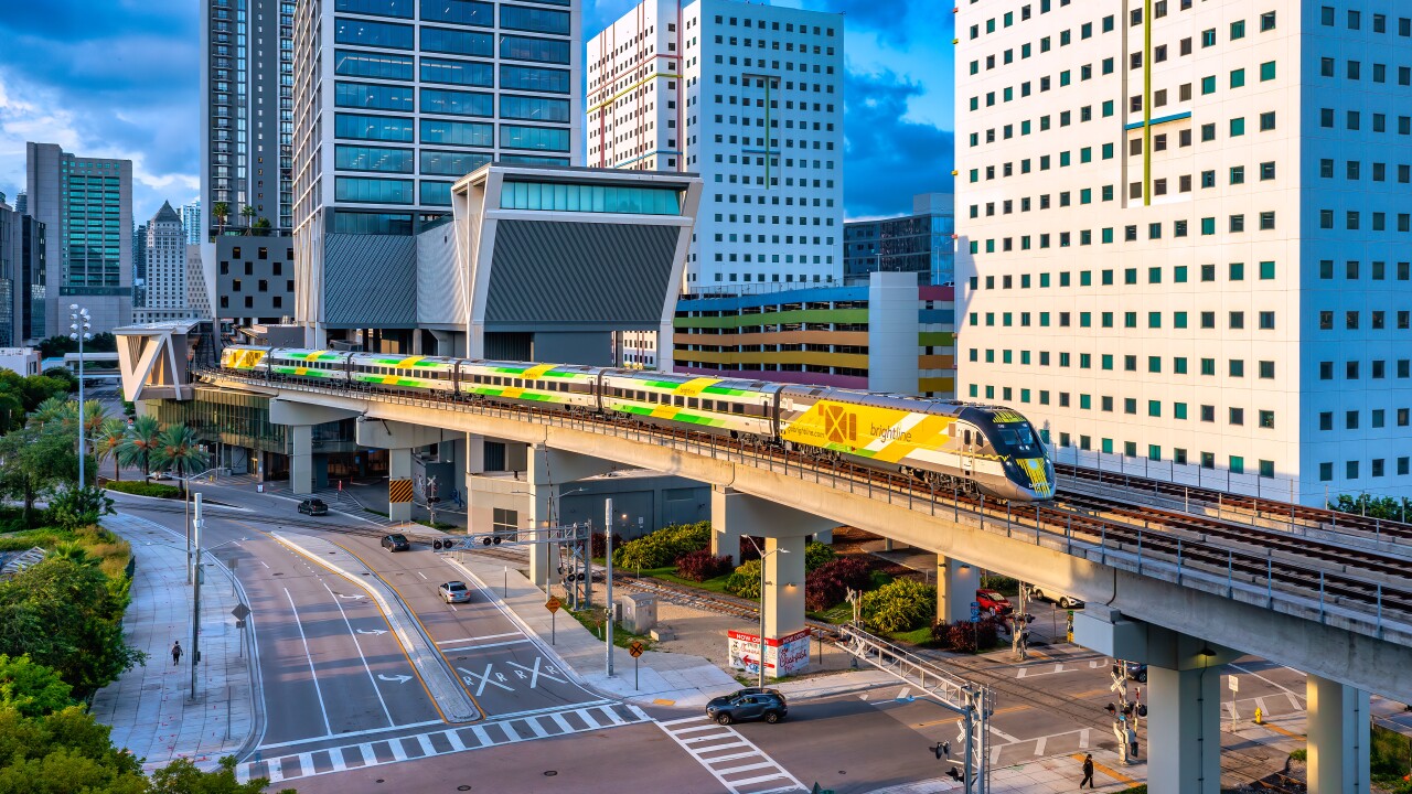 Miami Brightline station.
