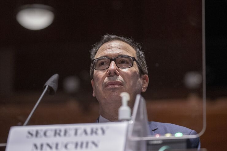 Treasury Secretary Steven Mnuchin told a House committee Tuesday that the Trump administration supports enacting additional stimulus legislation by the end of July. He said he’s had discussions with the Senate about revising PPP to help restaurants, hotels and other hard-hit businesses.