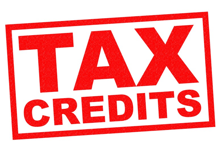 Tax credits sign