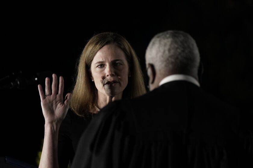 “The bottom line of our opinion can be succinctly stated: no harm, no foul," now-Supreme Court Justice Barrett wrote in an earlier appeals court decision.