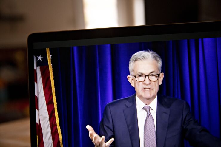 “I’m very reluctant as you will imagine to comment on the election directly, indirectly, at all, other than just to say that it’s a good time to take a step back and let the institutions of our democracy do their jobs," said Fed Chair Jerome Powell.