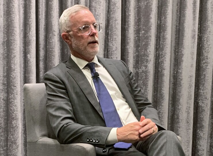 Illinois Deputy Governor Dan Hynes at the Brookings Institution Municipal Finance Conference in July 2019.