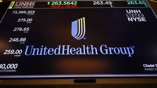 UnitedHealth Group UNH stock market image