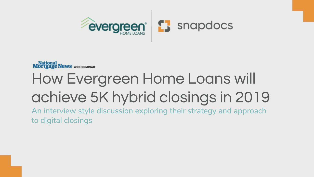 Video for Are you missing a trick with digital closings?