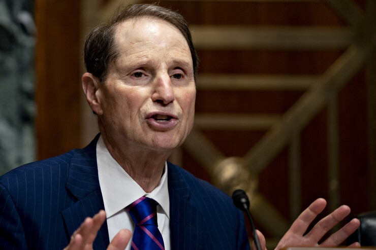 Sen. Ron Wyden, Democrat from Oregon and ranking member of the Senate Finance Committee.