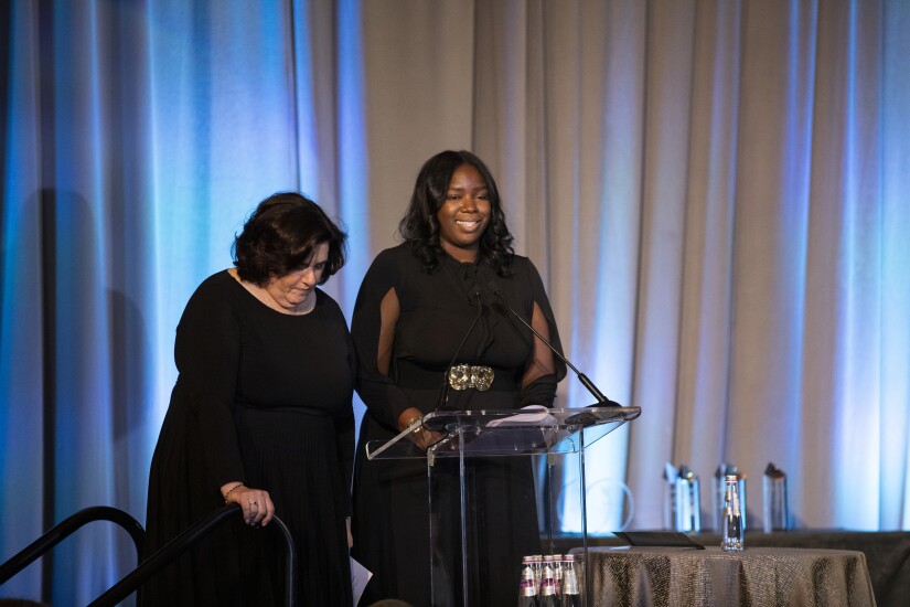 Vivian Altman and Kimberly Lyons co-chairs of the Board of Northeast Women in Public Finance