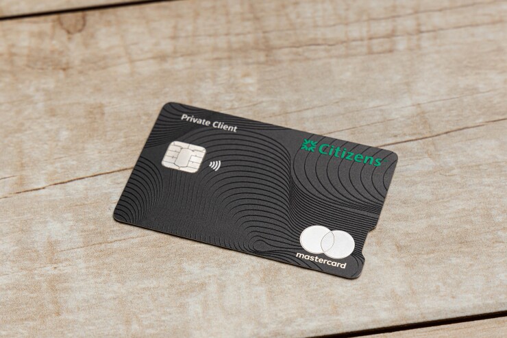 Citizens Private Client touch card