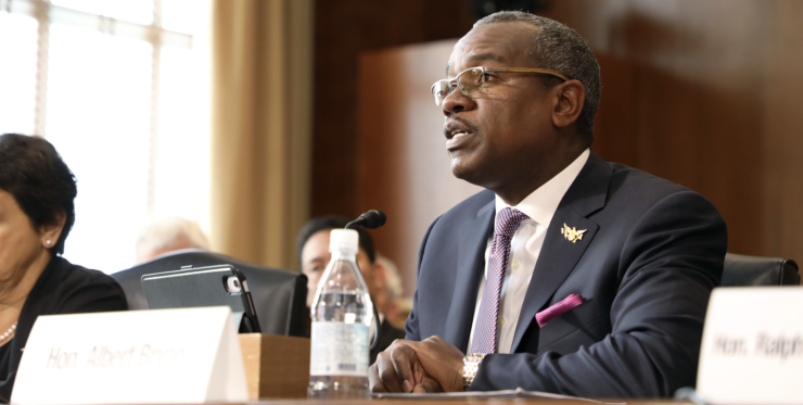 U.S. Virgin Islands Gov. Albert Bryan Jr.