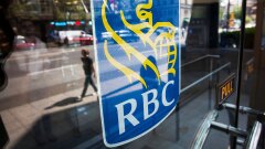 Royal Bank of Canada signage outside a branch.
