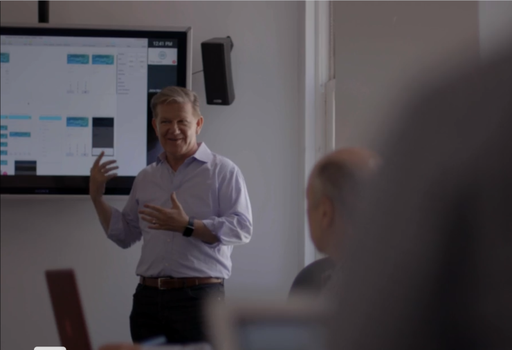 Colin Walsh in office