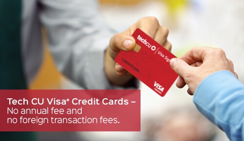 Marketing for Technology Credit Union's in-house credit card program