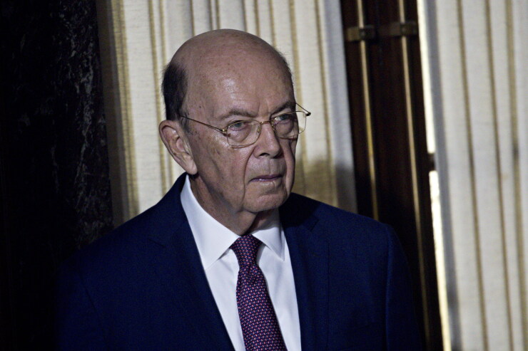 Wilbur Ross, U.S. commerce secretary, waits to speak at the Department of Commerce headquarters in Washington, D.C.