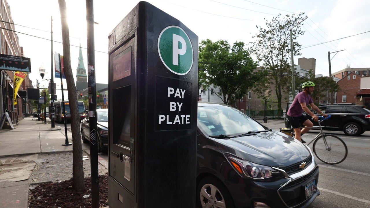 Chicago parking payment machine