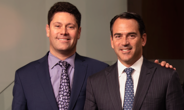 Bill Burgess (left) and David Sandler (right), co-heads of financial services investment banking at Piper Sandler
