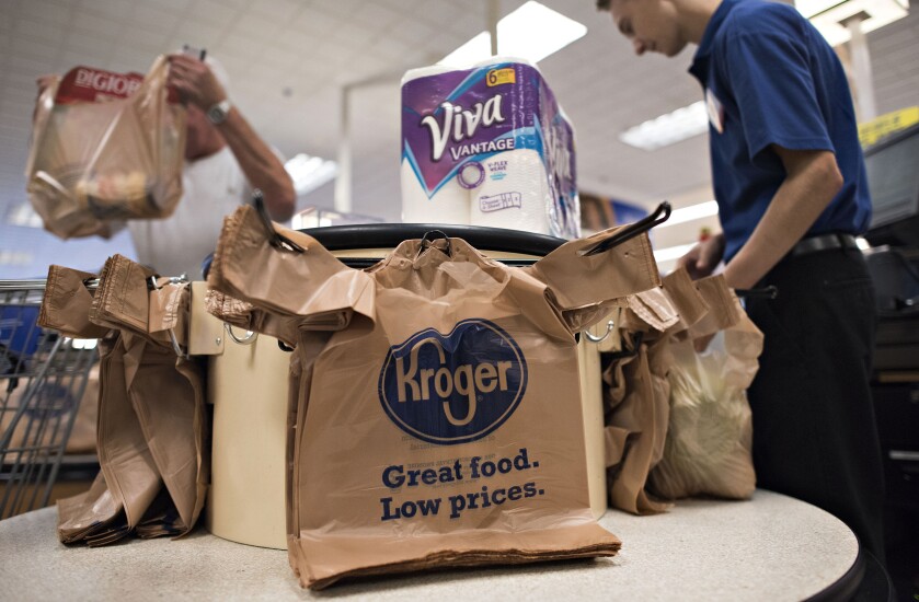 Kroger shopping bag