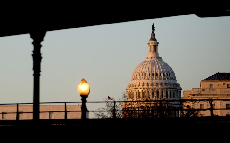 A view of the U.S. Capitol