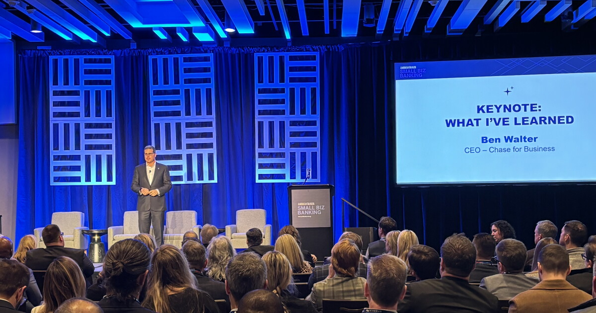 ‘Staying in touch with the front line:’ lessons from Chase for Business CEO Ben Walter ‘Staying in touch with the front line:’ lessons from Chase for Business CEO Ben Walter