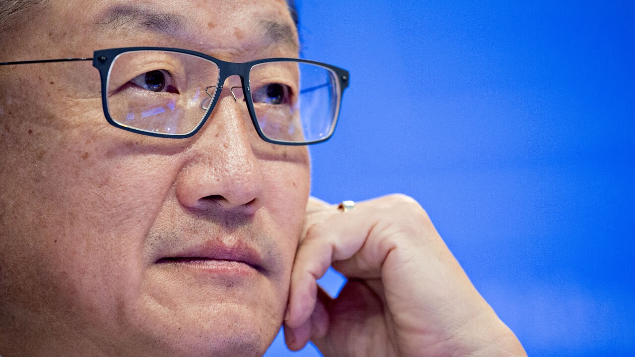 Jim Yong Kim, president of the World Bank Group