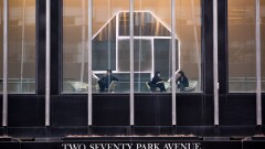 Exterior of JMorgan Chase headquarters